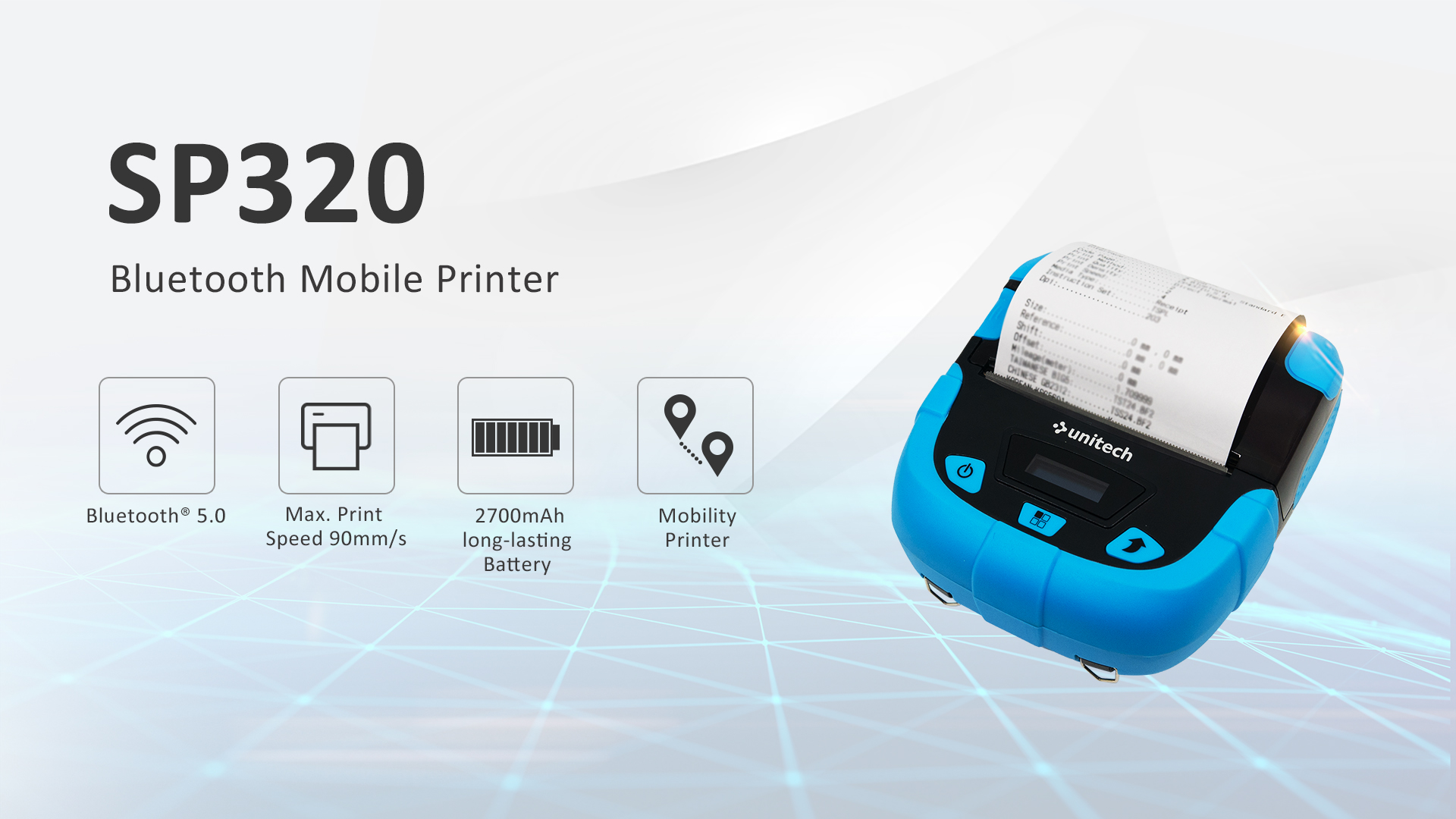 Bluetooth Mobile Printer │ Unitech 5840